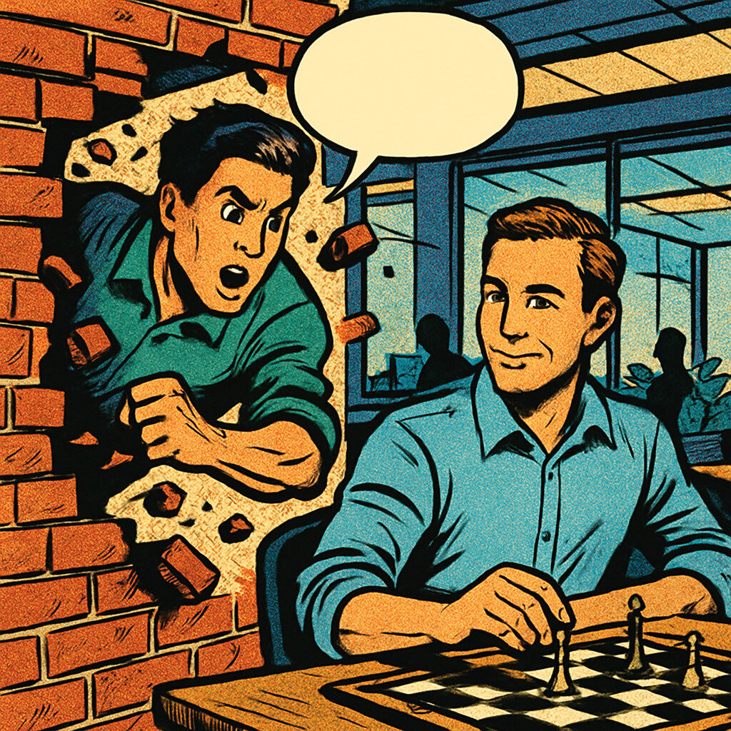 Most chess players hit a wall not because they're missing talent, but because they keep playing the same tired patterns every game.

Real improvement means breaking habits, not just hoping for lightning to strike.

Stuck in your loop, or ready for new moves? ♟️