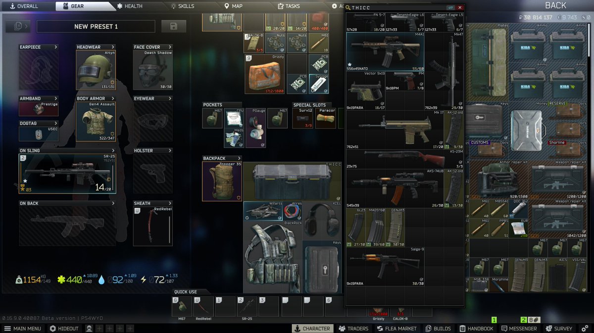 Is this the "old tarkov" everyone is talking about?  115,4kg raid. #EscapefromTarkov