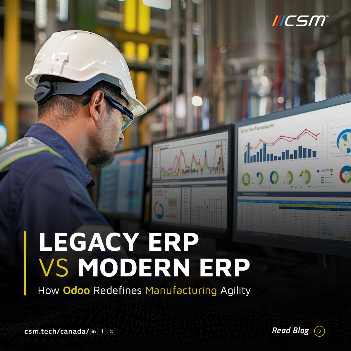 CSMTechCanada's tweet image. Legacy ERPs slow down manufacturing with rigidity &amp;amp; #cost. #Odoo brings agility, #scalability &amp;amp; real-time intelligence to modern factories.

Discover how Odoo is redefining manufacturing agility: bit.ly/4h21JRC

#ERP #Manufacturing #DigitalTransformation #CSM #Canada