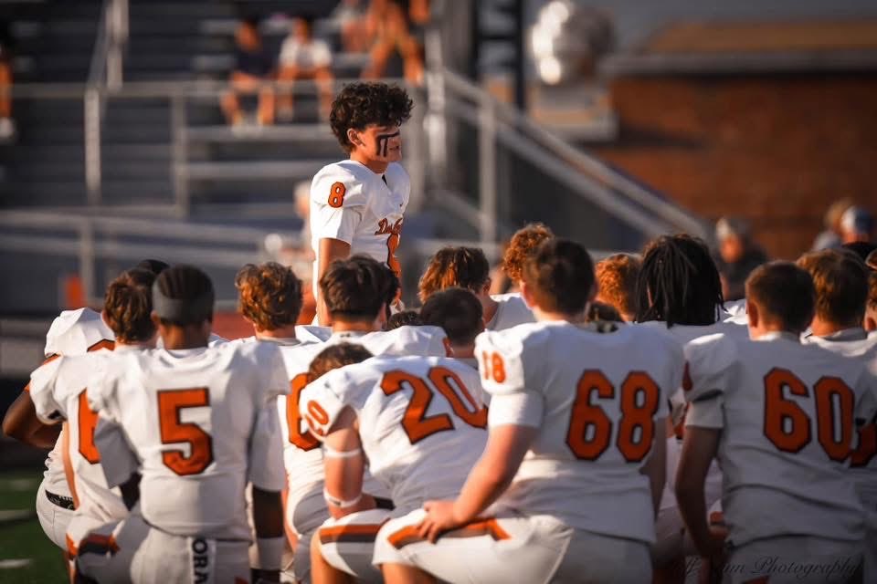 StaceyBischoff's tweet image. It’s Senior Night! Last home game for these young men that have helped to rebuild this program from an 0-10 season their freshman year.  There aren’t many left, but those that remained have left an impact. Let’s go COLTS! 🤎🧡🏈 @cambischoff3
