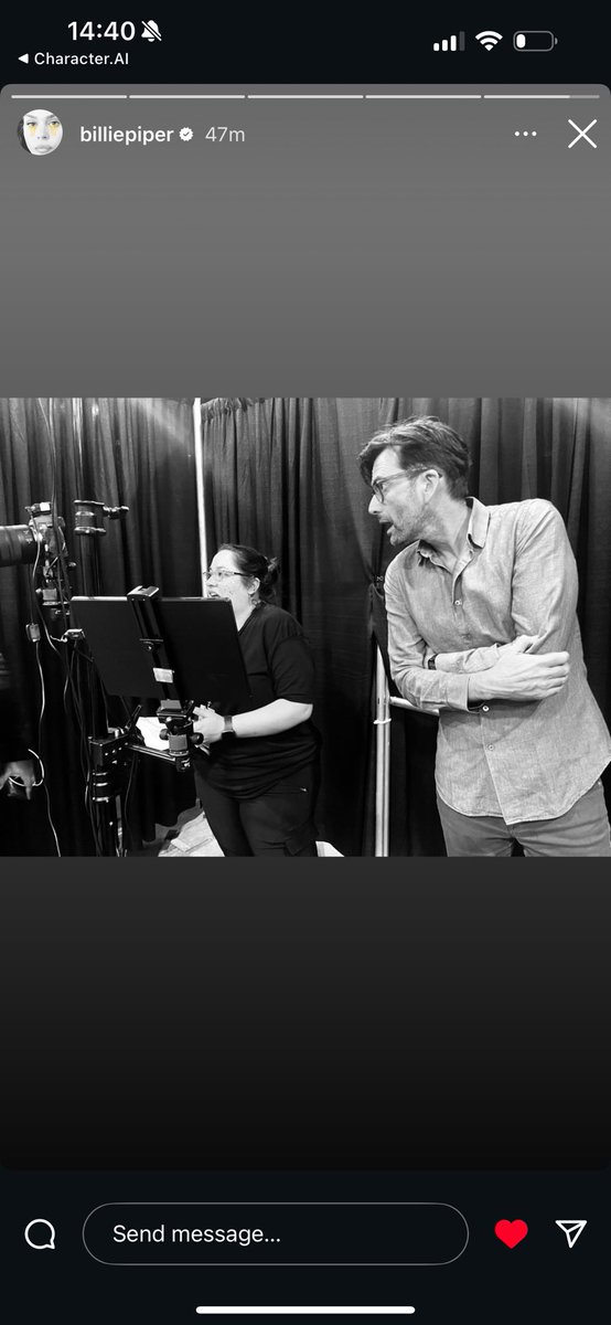 Roses_Maxine's tweet photo. Billie posted David. I’m done . https://t.co/A8mxtvOgx9