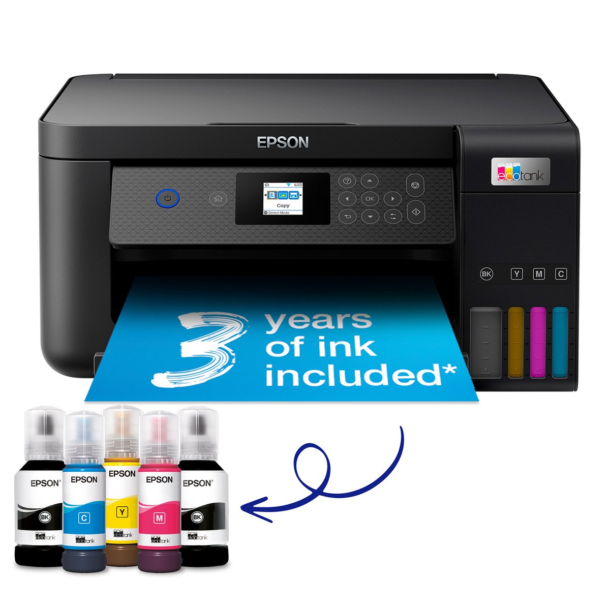Printerland's tweet image. Take a look at the #Epson EcoTank ET-2851 A4 Colour Multifunction Inkjet #Printer!

☑️ £50 #Cashback &amp;amp; a Free 5 Year Warranty from @Epson  
☑️ Print, Scan &amp;amp; Copy
☑️ USB, #Wireless &amp;amp; Wi-Fi Direct
☑️ Automatic Double-Sided #Printing

Find out more: printerland.co.uk/product/epson-…