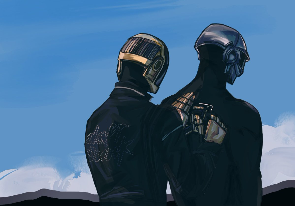 LQisen's tweet image. #DaftPunk Bury me by your own hands