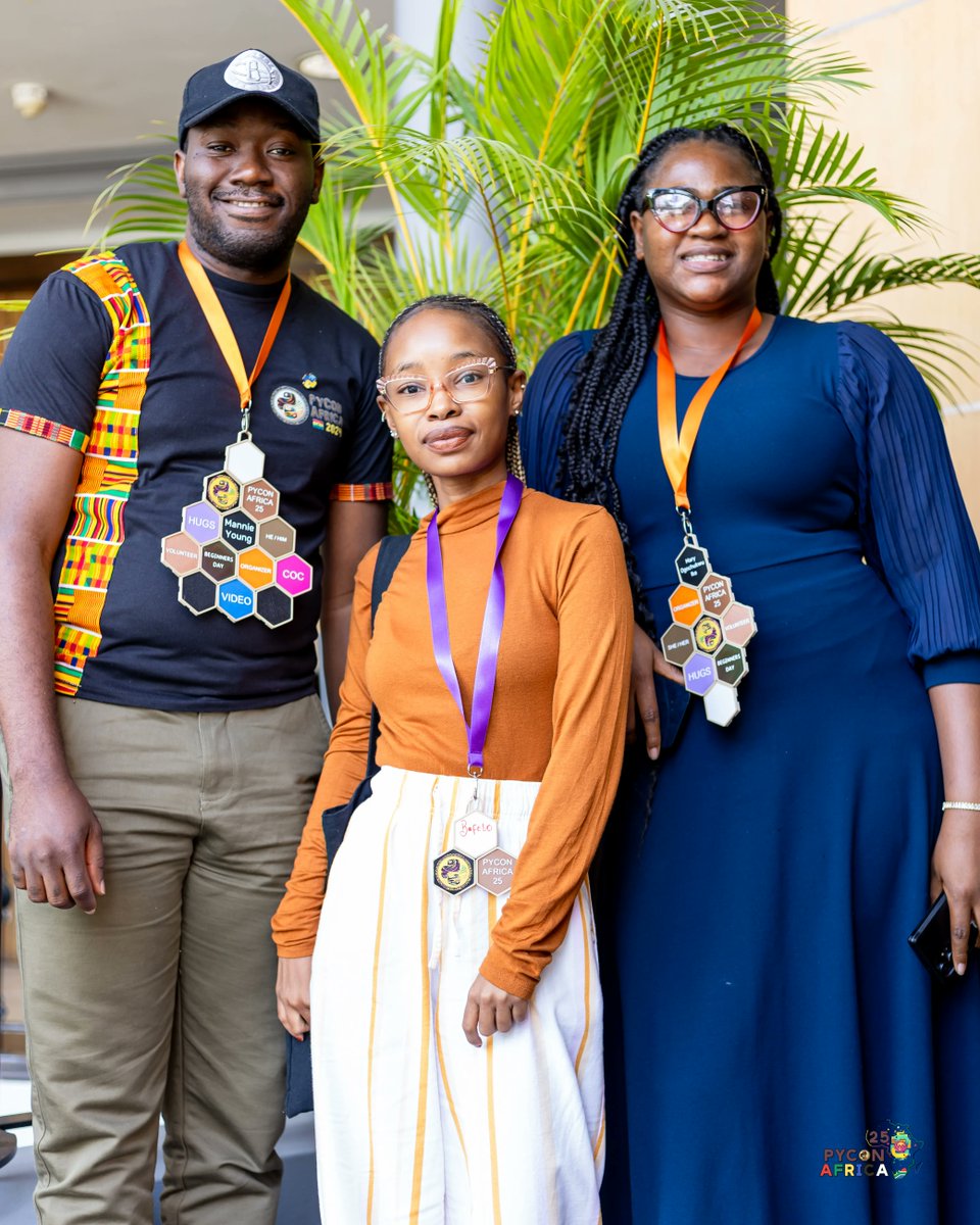 pyconza's tweet image. The real magic of #PyConAfrica2025? The people.
Brilliant minds. Bright smiles. Bold ideas. ๐๐
#PythonCommunity