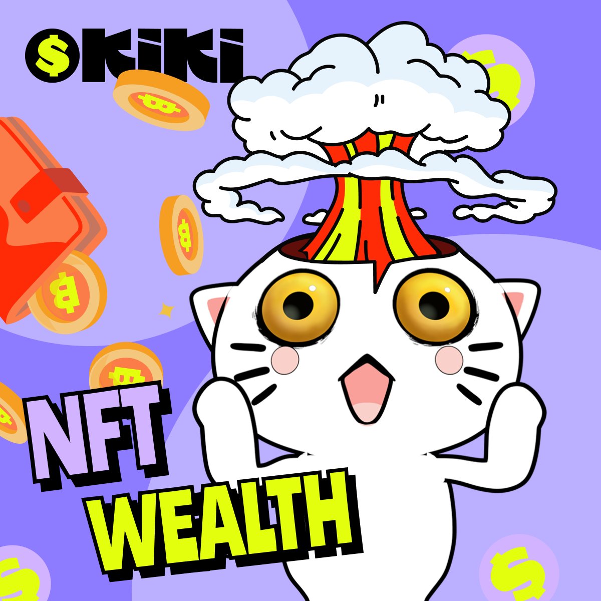 KIKIcatofficial's tweet photo. NFTs are not just overpriced monkey pictures. They can be event tickets, loyalty rewards, or even proof of education. Web3 is redefining how we show ownership and status online. Get creative, KiKats. The future is flexible. 😼 https://t.co/cPUHbcBnBO
