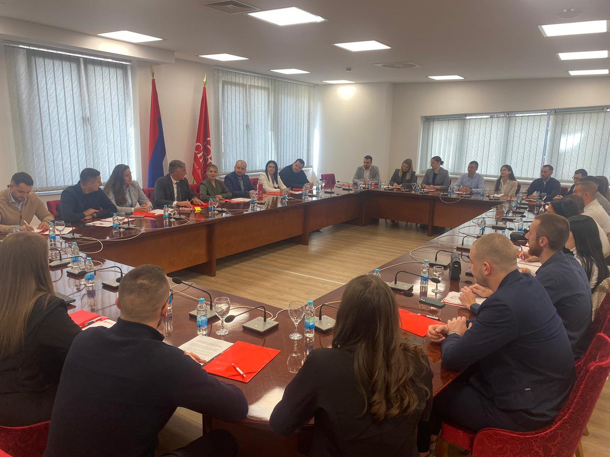 msdsrpska's tweet photo. ➡️ У Бањалуци је у току проширена сједница Предсједништва Младих социјалдемократа. https://t.co/3AzXl1Qhk5