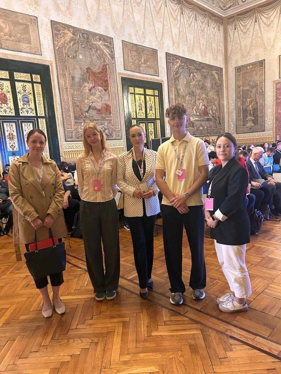 KWursterova's tweet image. Wonderful &amp;amp; inspiring days in #Naples at #NextGenAI International summit on AI in Schools promoted by @G_Valditara, focusing on active dialogue between institutions&amp;amp;educators&amp;amp;students from all around the 🌎, incl. 🇸🇰, w/ focus on keeping the human at the centre of AI usage.