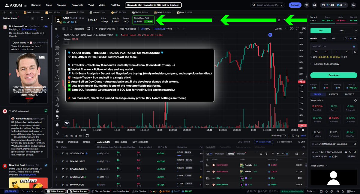 🚨 New token! Check the ANALYSIS! (Screenshot)

$Anon
J12TMt8BJEcq45GNoLmDFsSvYELFGR6mhW7H9vhppump

🏆 I use Axiom Trade (The best trading tool) – 
axiom.trade/@autorunn
ℹ️ For more info or to trade memecoins on 🟡 BNB (BSC), check the pinned message on my profile.