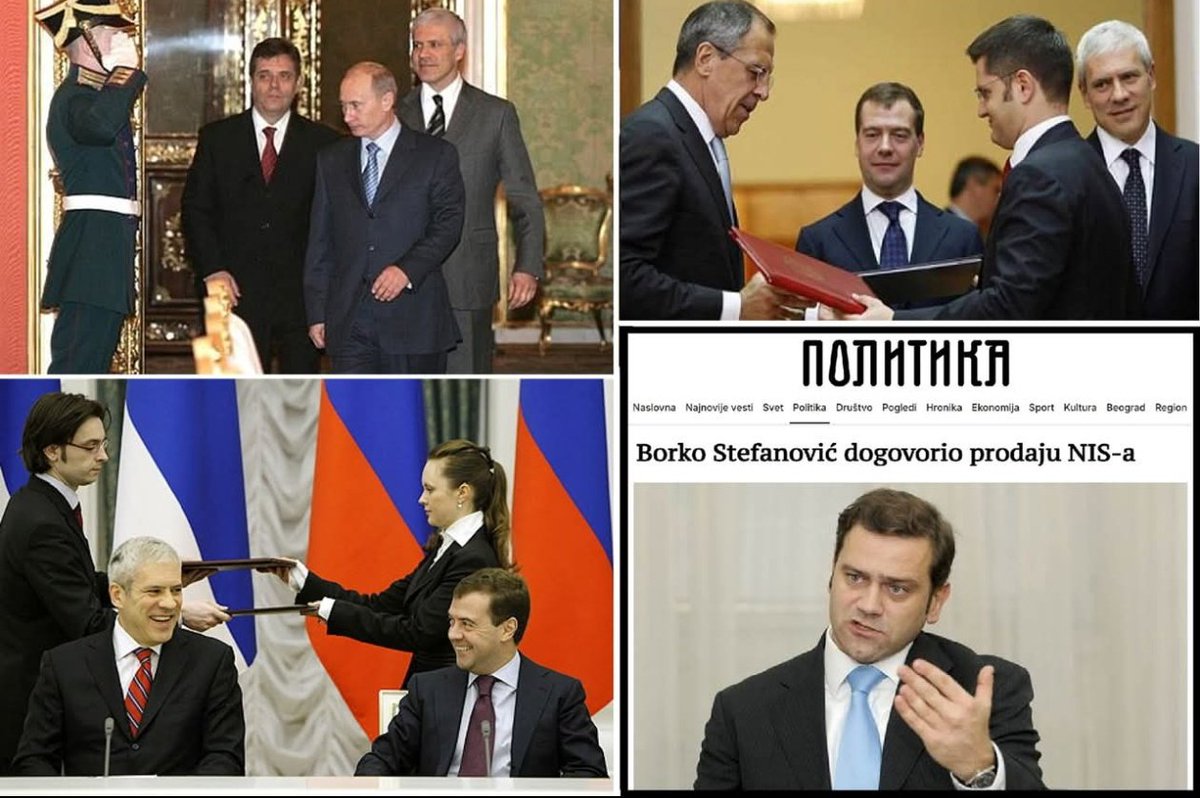 BakarecPolitika's tweet image. DA SE NE ZABORAVI‼️⚠️👎☢️TADIĆ, DINKIĆ I KOŠTUNICA SU PRODALI NIS 2008.‼️Rusija i Srbija su u Moskvi 25.1.2008. godine, potpisale tekst energetskog sporazuma koji je predviđao da ruski Gasprom postane većinski vlasnik Naftne industrije Srbije. Potpisivanju Sporazuma su…