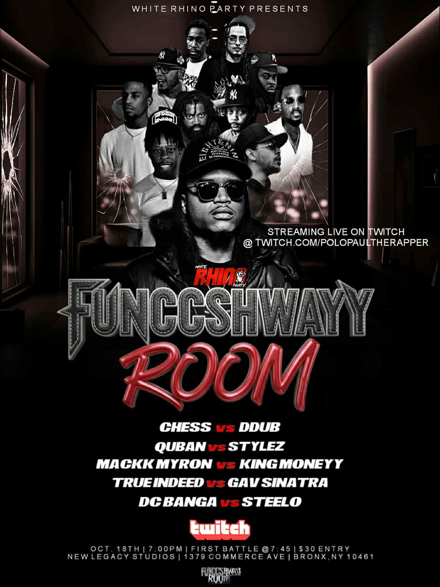 POLOPAULMUSIC's tweet photo. I NEED EVERYONE TO FOLLOW BOY ON TWITCH
https://t.co/7XbiKxVb0a
#WHITERHINOPARTY #BATTLERAP #FUNCCSHWAYROOM https://t.co/cPQsFRSNNy