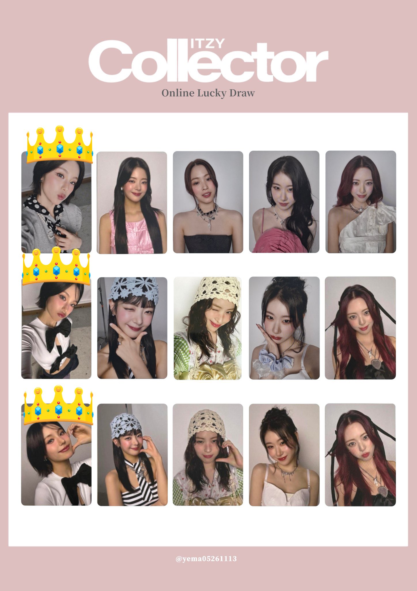 ITZY Collector タワレコ ラキドロ 15枚セット コンプ トレカ ITZY Collector タワレコ ラキドロ 15枚セット コンプ トレカ