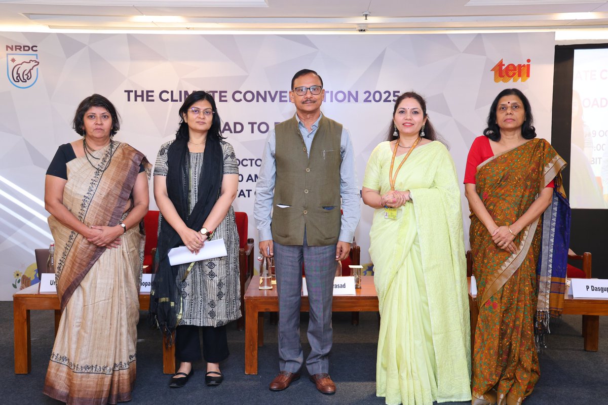 The second session of The Climate Conversation 2025: Road to Belém, co-hosted by TERI and the Natural Resources Defense Council (<a href="/NRDC/">NRDC 🌎🏡</a>), 'Bringing Adaptation to the Main Negotiating Table,’ highlighted the need for adequate financing for adaptation and resilience and how we deal