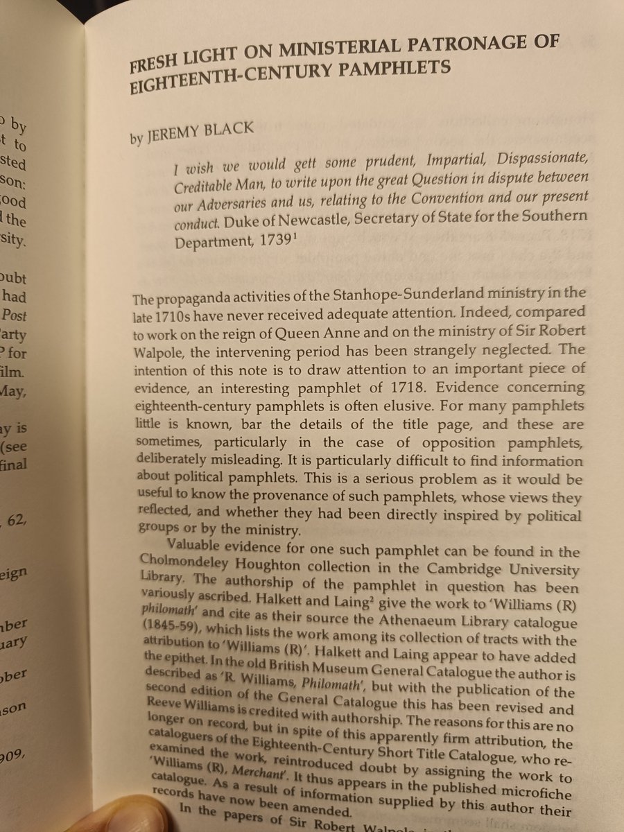 Just when I thought I'd finally discovered a topic Jeremy Black hadn't written on <a href="/RJohnsonCCW1/">Robert Johnson 🇬🇧</a>