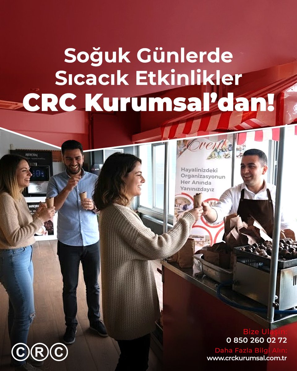 Soğuk Günlerde Sıcacık Kahkahalar, Keyifli Etkinlikler!
Ofisinizde Moral, Motivasyon ve Lezzet Dolu Anlar İçin CRC Kurumsal Hep Yanınızda.
#CRCKurumsal #OfisEtkinliği #KışKeyfi #LezzetPaylaşımı #KurumsalHayat
