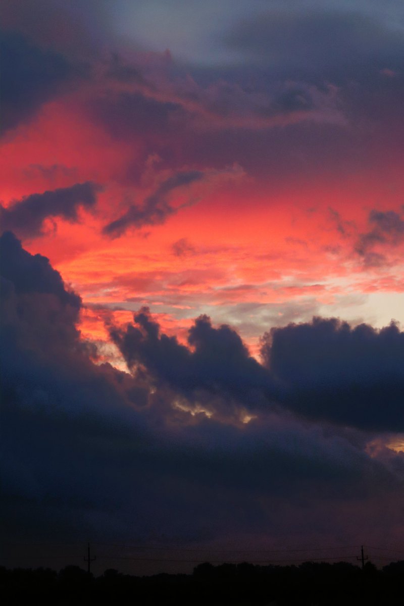 Así se presentaba el amanecer hoy.