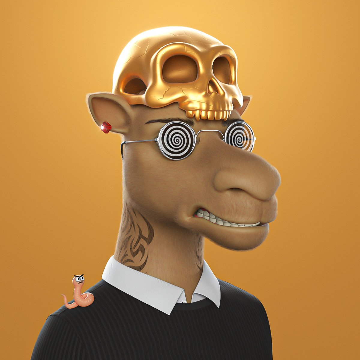 CamelsNFT's tweet photo. Congrats again @PromisQ_ on picking this new grail! 🏆

The swap was actually for another grail. Could it be a 1/1 pirate combo? 🏴‍☠️

Mint your Camels 3D before the next swap for your chance to win! 🐫

8 Camels will be burned later today. We are working on a burn alternative that could provide income for community and still offer the swaps until mint is complete. 🧠