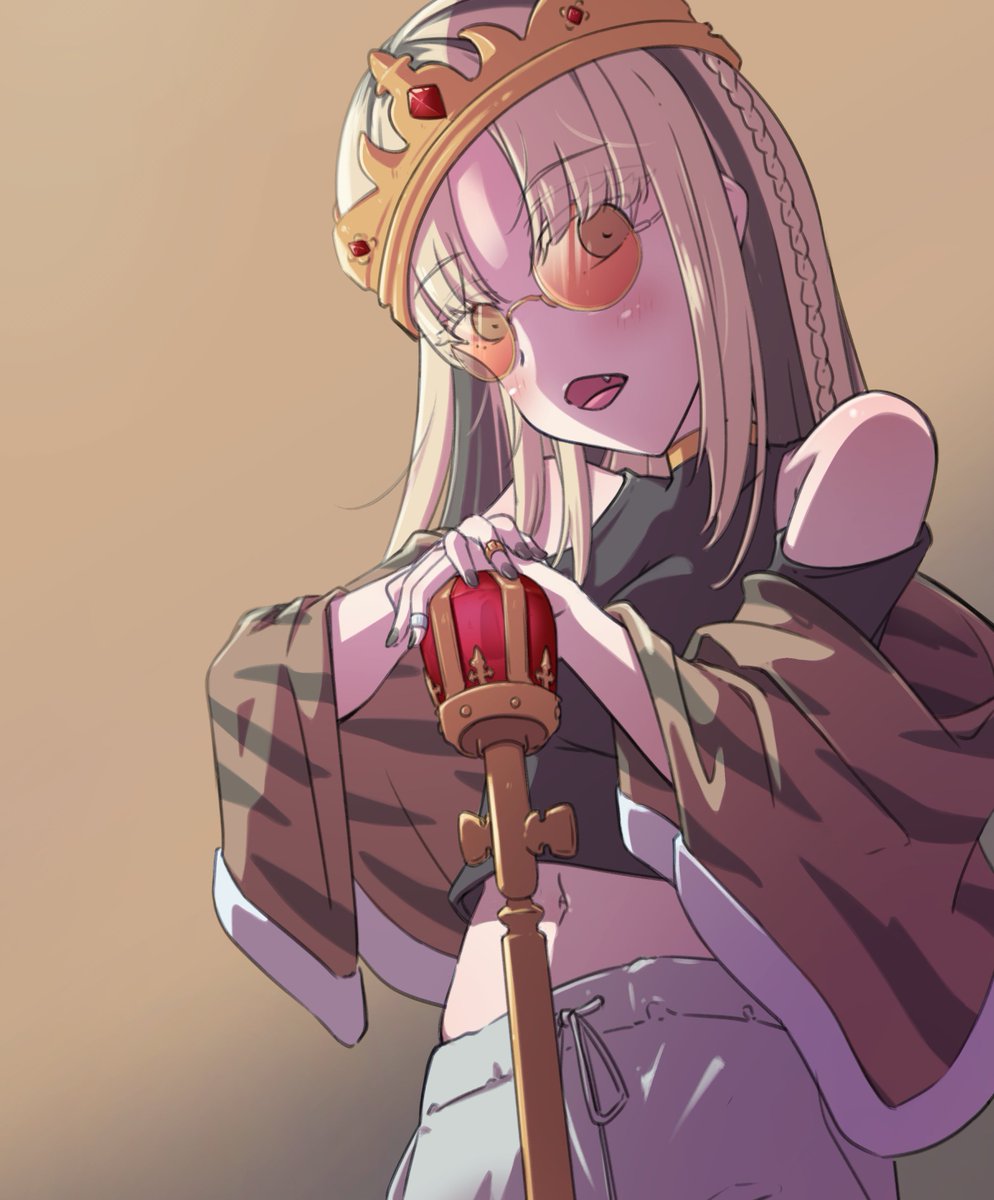 theTopSpud's tweet photo. Day 8, Queen/King.

#ニコたん描いたん
#HOLOctober https://t.co/K0kL3H1D7K