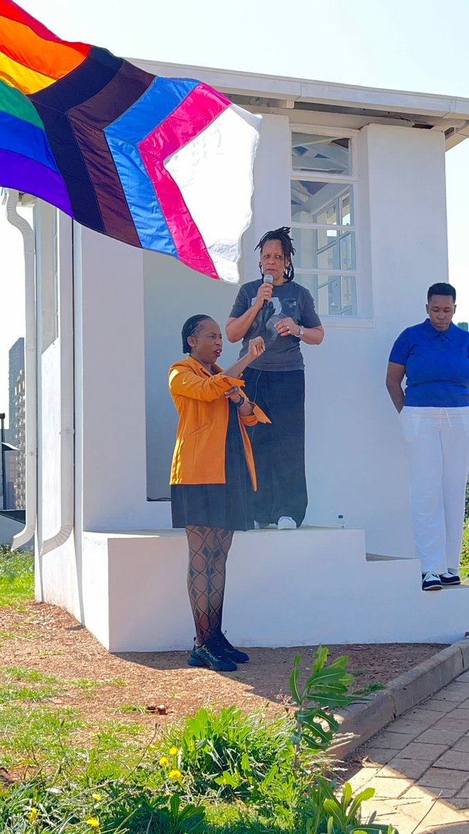 VisitConHill's tweet image. Continuing with the Q20 Platform activations of the day, the annual #PrideMonth (Hoisting of the Pride Flag) initiative in partnership with the Thami Dish Foundation took place today at ConHill. This long standing initiative is in commemoration &amp;amp; celebration of the ⬇️