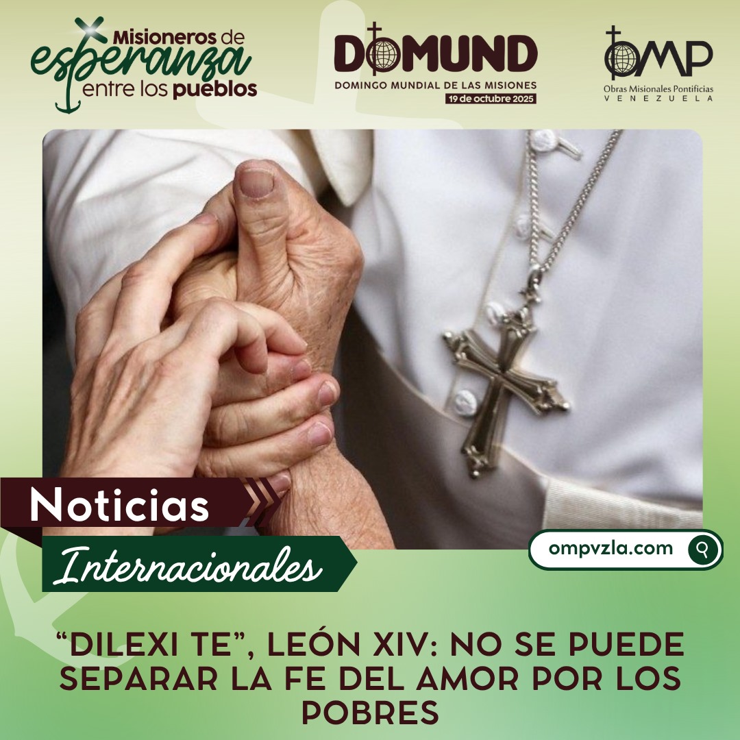 Se publicó la primera exhortación apostólica de León XIV, un trabajo iniciado por Francisco sobre el tema del servicio a los pobres, en cuyo rostro encontramos “el sufrimiento de los inocentes”... ompvzla.com/dilexi-te-leon…