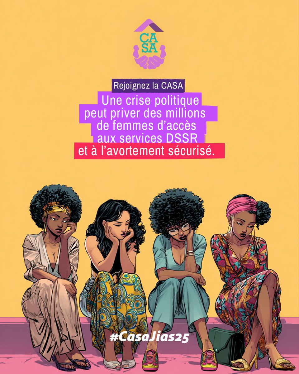 La #GlobalGagRule (2017) a privé 40 % des ONG africaines en santé reproductive de financements, provoquant la fermeture de cliniques au Bénin, Sénégal et RDC. Les financements ne sont pas des armes ! Les #DSSR sont des #DroitsHumains. #CasaJias25 #ASenCrise #JusticeReproductive