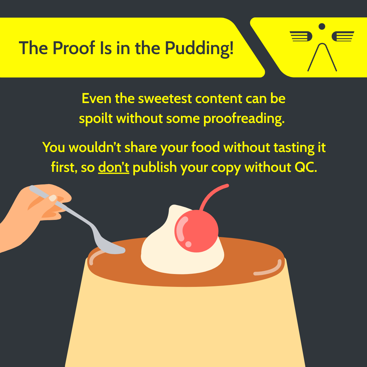 wmmspmarketing's tweet image. Typos steal focus from your message! 

✍️ Proofreading isn’t just fixing errors, it shows you care about the details. 

Step back, read aloud, use tools wisely, and get a second set of eyes 

A little QC makes your copy shine! ✨ 

#CopywritingTips #Proofreading #MarketingMatters