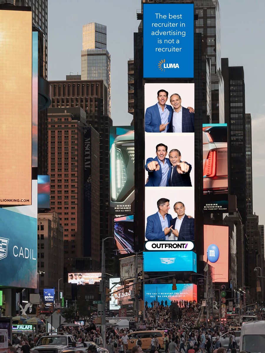 How cool to see Times Square lit up with this innovative message during AWNY. Thanks <a href="/NickBrien/">Nick Brien</a> <a href="/JimNorty/">Jim Norton</a> <a href="/OUTFRONTMEDIAUS/">OUTFRONT Media</a>