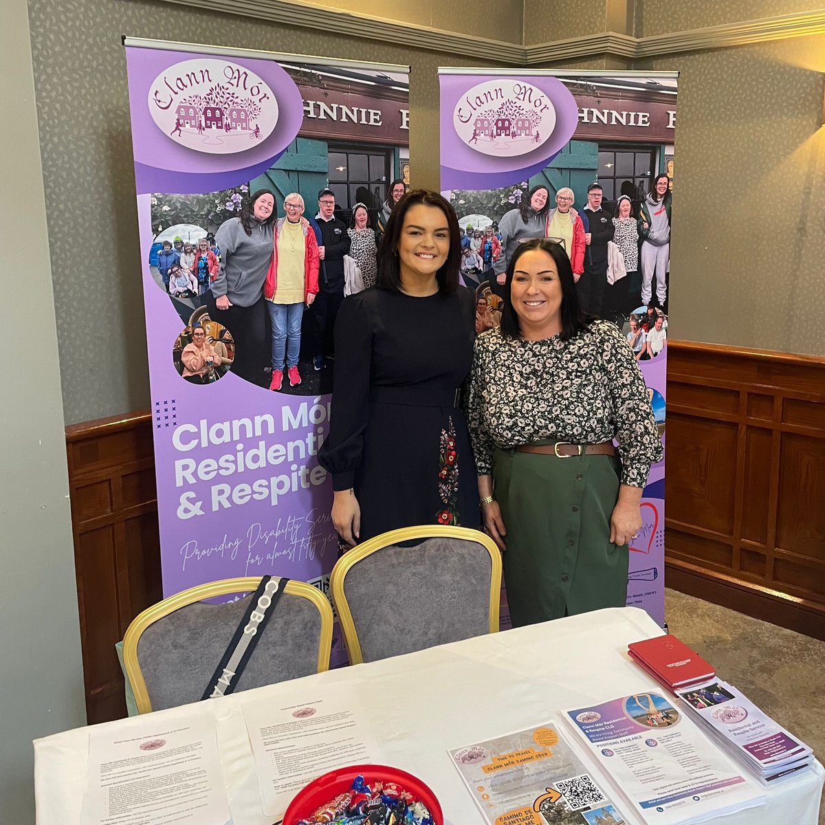 Visit Clann Mór Residential &amp; Respite today at the Meath Careers Expo 2025 in the Ardboyne Hotel in Navan.  We have a number of positions available for Care Support Staff, call down and have a chat with Shauna and Julieanne today. #MeathChronicle #ArdboyneHotel #MeathJobs #LMETB