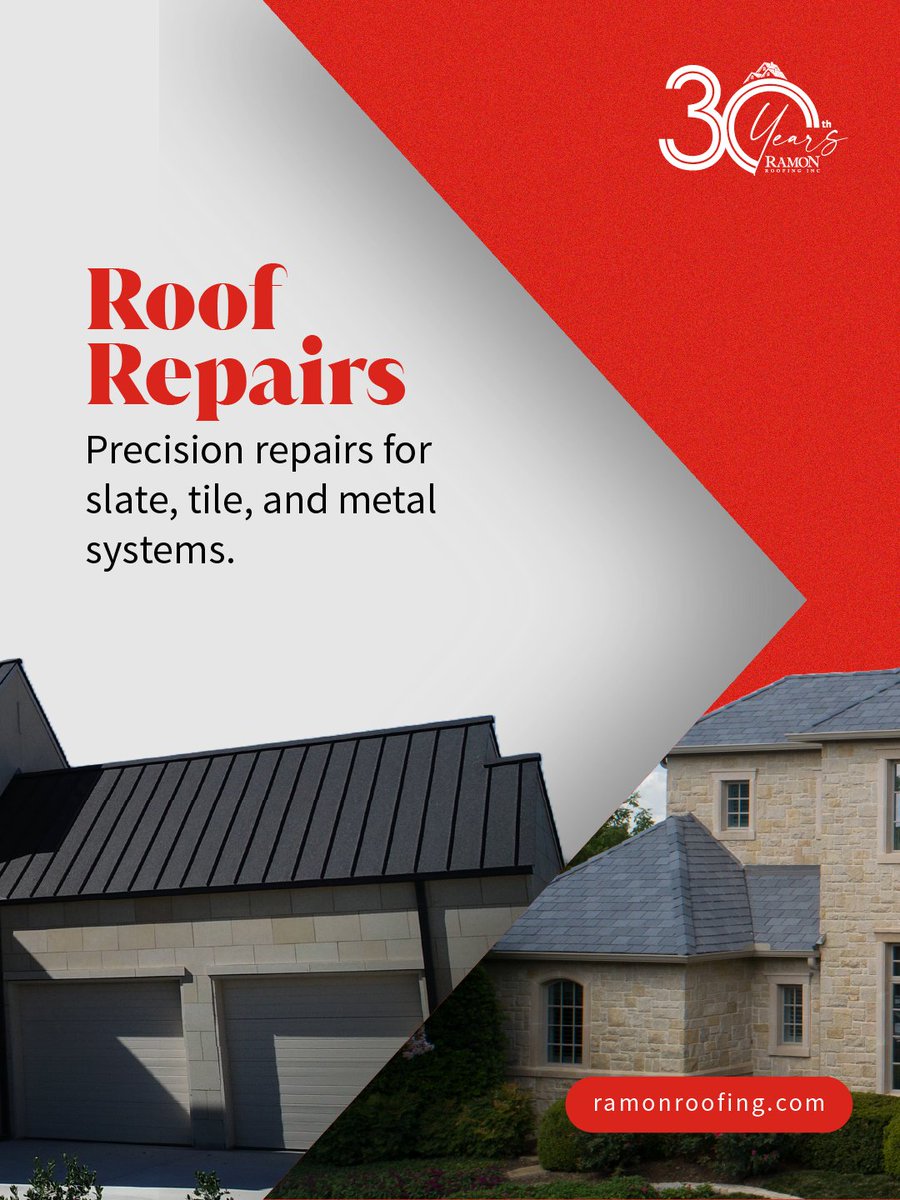 RamonRoofing's tweet image. Experience. Craftsmanship. Trust.

From repairs to replacements, Ramon Roofing delivers luxury roofing services with unmatched attention to detail.

Get started today: hubs.ly/Q03MgZg80 

#RamonRoofing #LuxuryRoofing #RoofingBlog #Texas #FortWorth #Austin #Dallas
