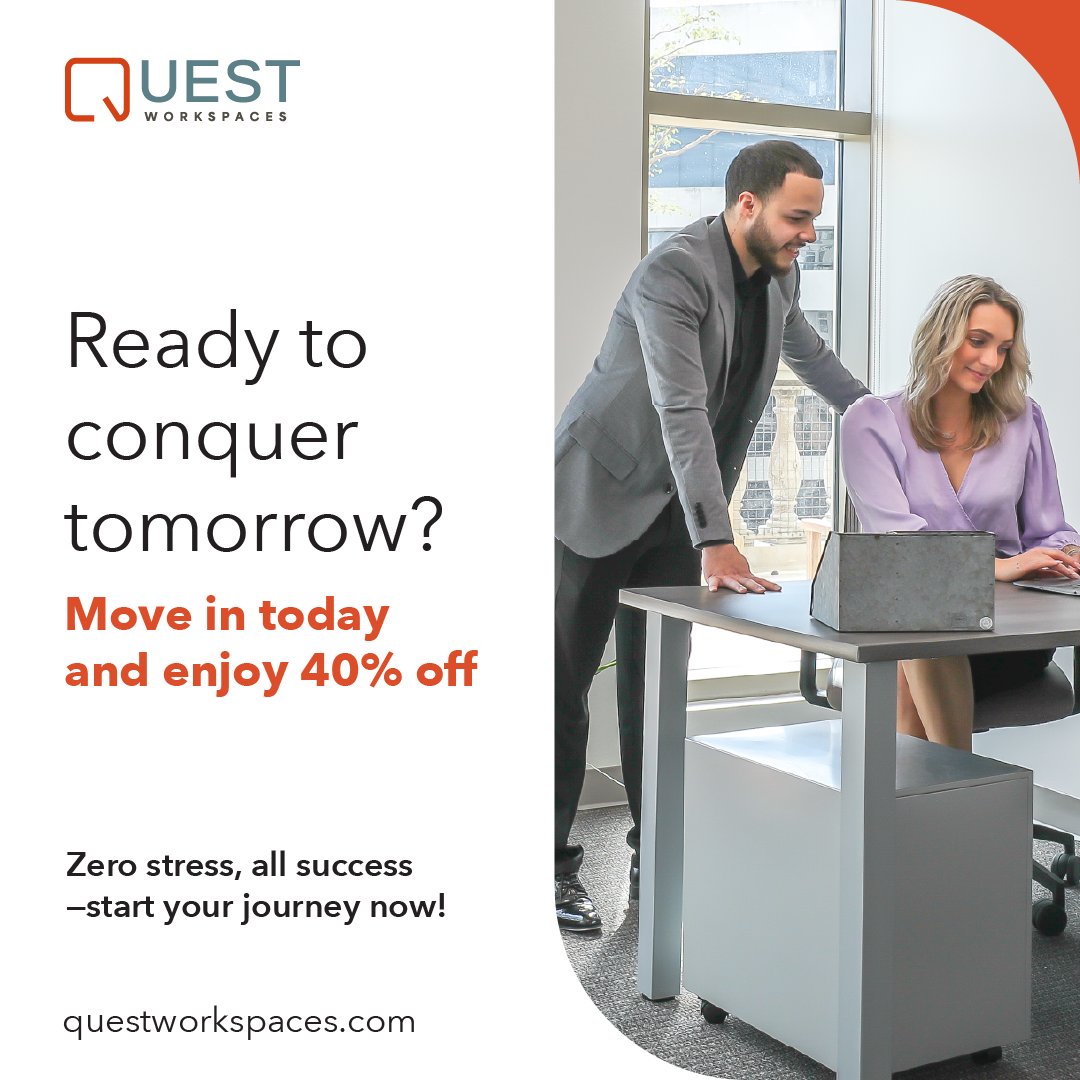Questworkspaces's tweet image. Tomorrow’s success starts with today’s move.
Prestigious addresses. Inspiring spaces.
Ready to conquer tomorrow?
➡️ hubs.li/Q03MxHr_0
#QuestWorkspaces #Coworking