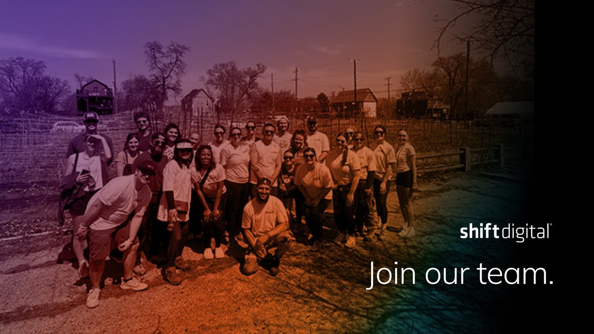 Want to be part of a company that values both work and play?

At Shift Digital, we create opportunities for our team to connect beyond their daily work.

Join a company that believes in balance. tinyurl.com/3wdptv98 

#WorkLifeBalance #CompanyCulture #TeamBuilding