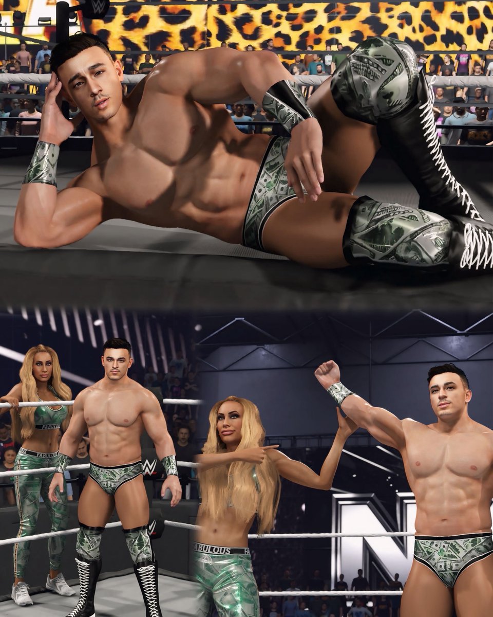 🖤💚𝔸𝕁 𝕊𝕝𝕒𝕥𝕖𝕣 𝕏 ℂ𝕒𝕣𝕞𝕖𝕝𝕝𝕒💚🖤 <a href="/ajbacaro/">AJ SLATER</a> #WWE2K25 

2 Gears, the second one is a custom inspired by <a href="/CarmellaWWE/">Mella Is Money 🤑</a> outfit

<a href="/ajbacaro/">AJ SLATER</a> will be available tonight on cc