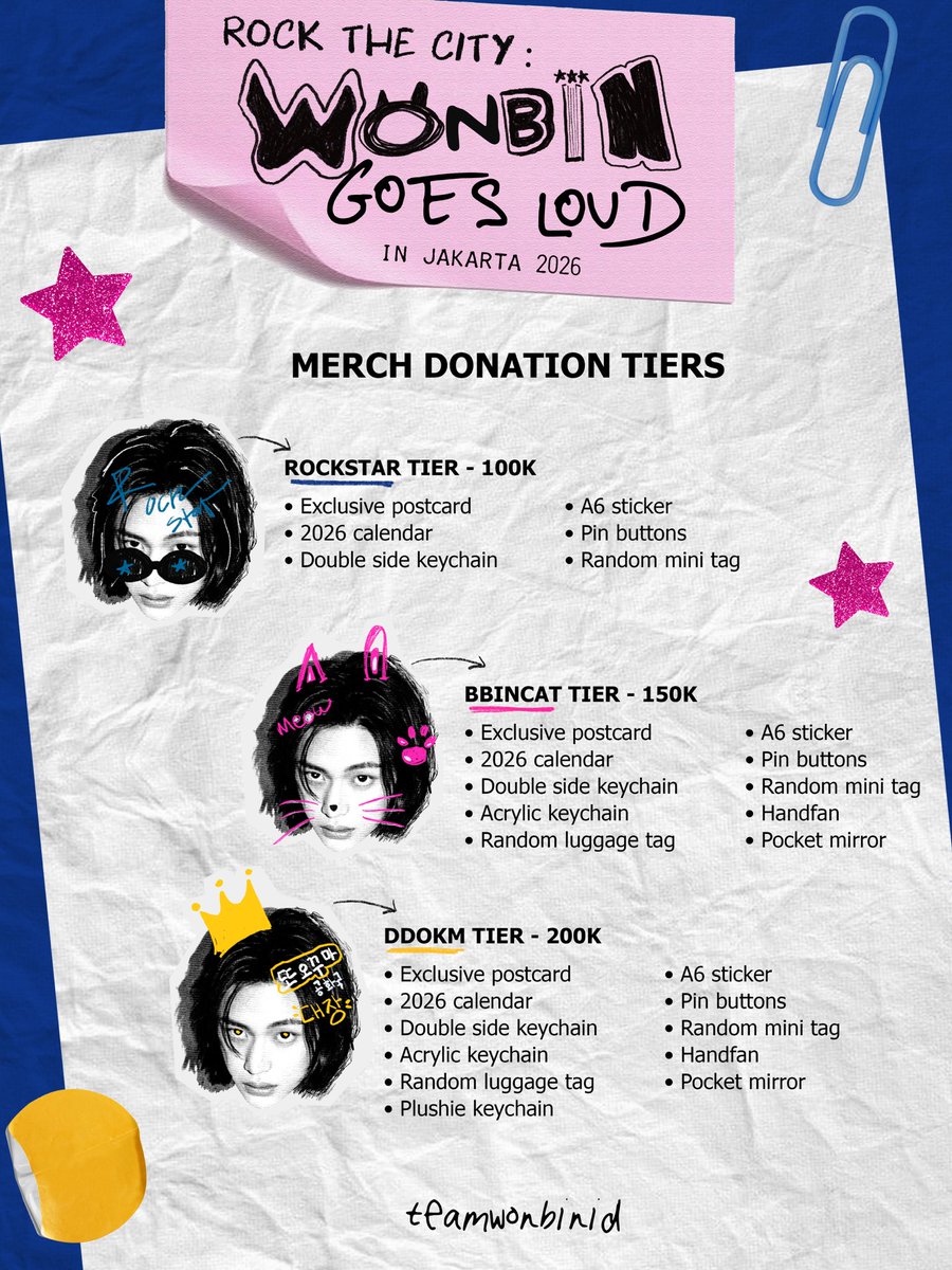teamwonbinid's tweet photo. Our exclusive merch is almost here 👀
A special postcard preview is rocking your way soon 💌🤘🏻

#WonbinRockTheCity2026 #RIIZINGLOUD_IN_JAKARTA https://t.co/pq4JFvtKsS