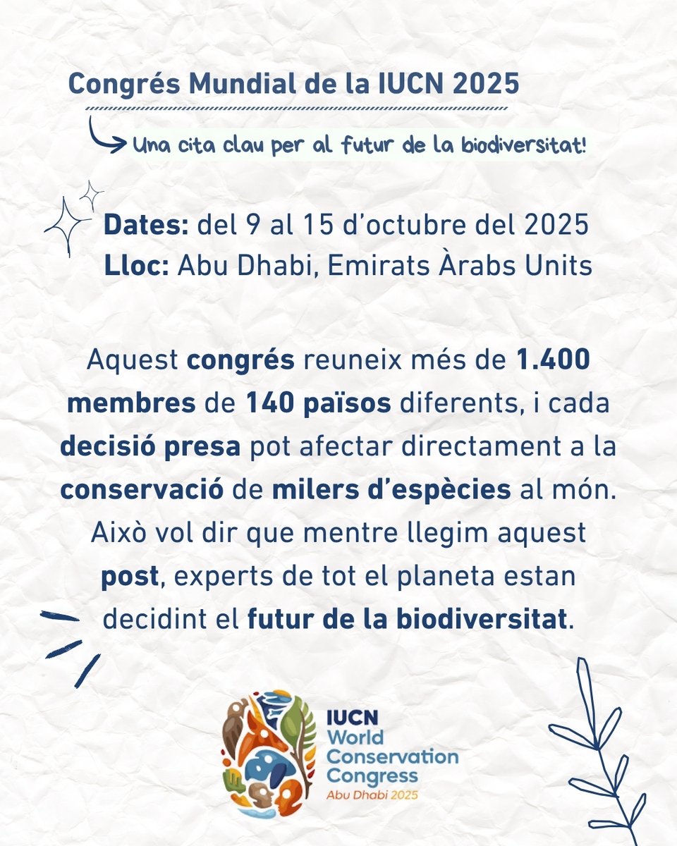 🌍 La Llista Vermella de la IUCN avalua el risc d’extinció de milers d’espècies arreu del món 🌿
A #Marimurtra conservem plantes de gairebé totes les categories, des de Agave nickelsiae (CR) fins a Agave attenuata (LC) 💚
Descobreix-ne més 👉 marimurtra.cat/red-list-iucn/
#IUCN <a href="/IUCN/">IUCN</a>
