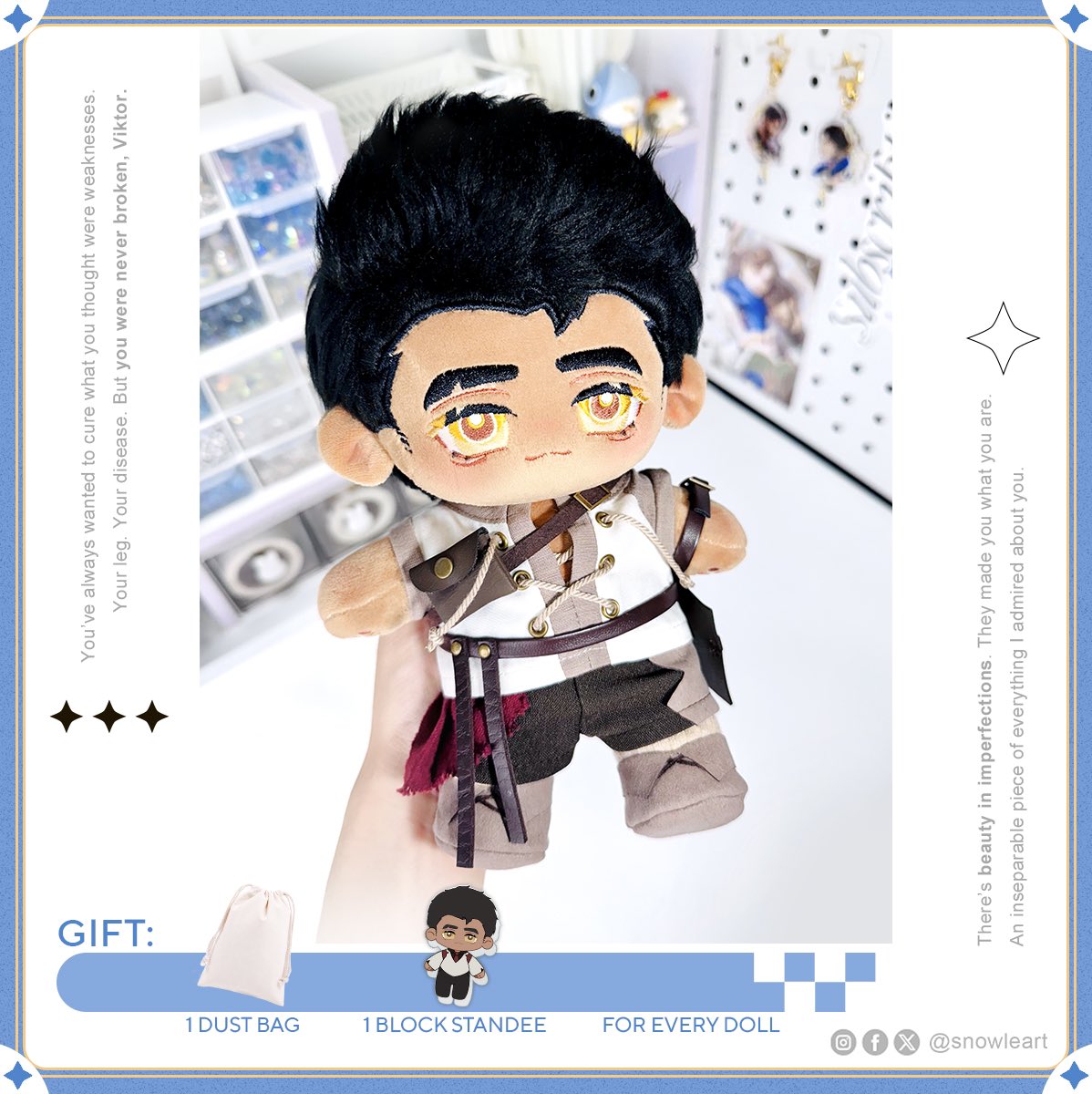 All Viktor dolls are sold out! Only 3 Jayce left. No restock so grab him before he’s gone forever ❤️