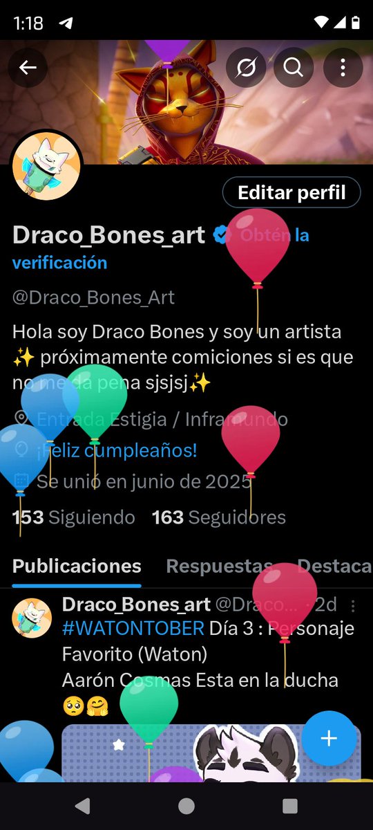 Waos jajajajaja 
yay es mi cumpleaños 🎂🥳