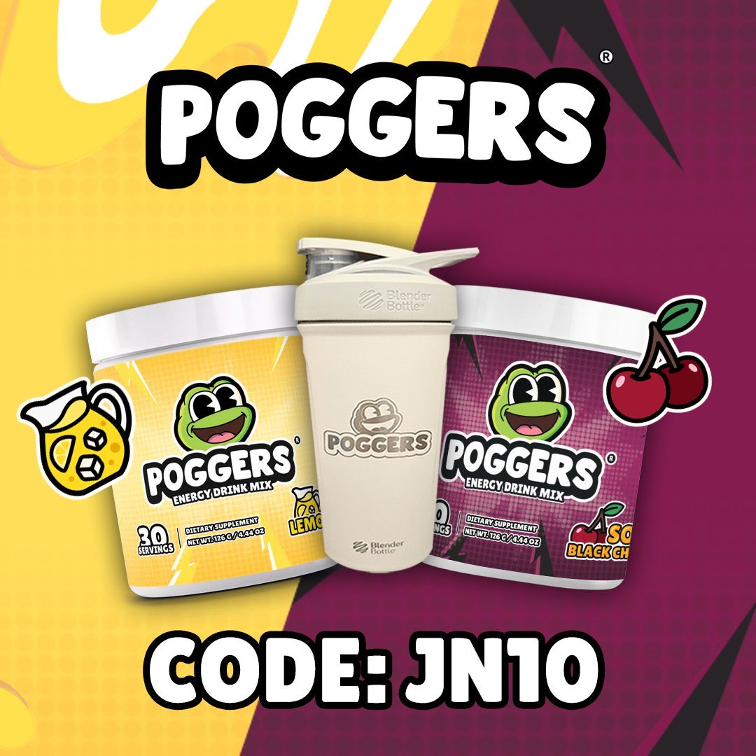 FSCSWERVO's tweet image. Head over to poggerslifestyle.com/JN10
And use code JN10 for 10% off your next order!

@PoggersShop