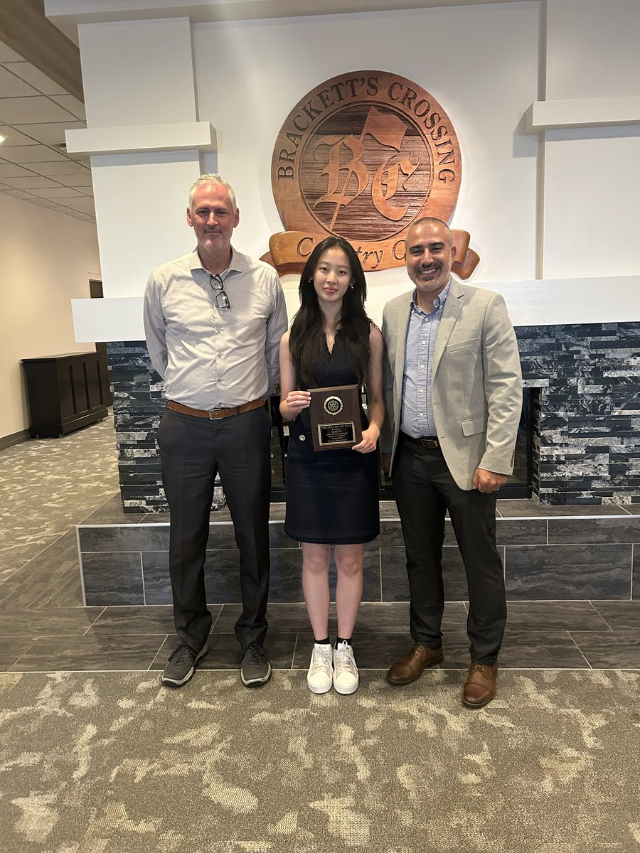 Congratulations Alice Yi LSHS Rotary student of the month!