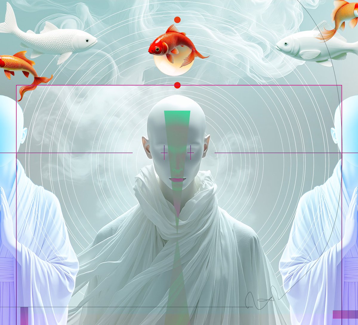 "Mirage"
One of my favourites sold some times ago on OBJKT 🧡