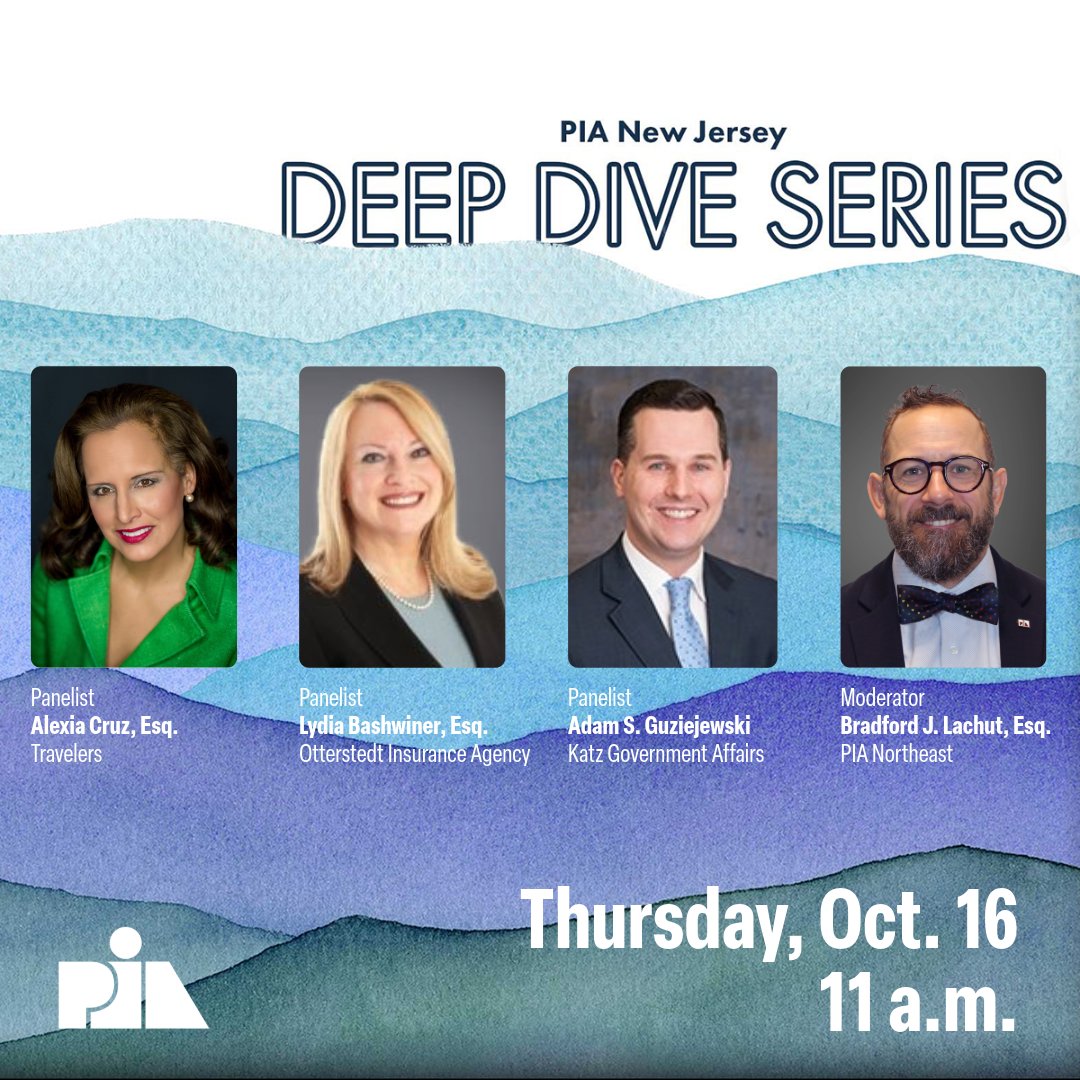 PIA_Northeast's tweet image. Join #PIANJ as we take a Deep Dive into the topic of social inflation.  
#PIANortheast #SocialInflation #LitigationTrends #RiskManagement