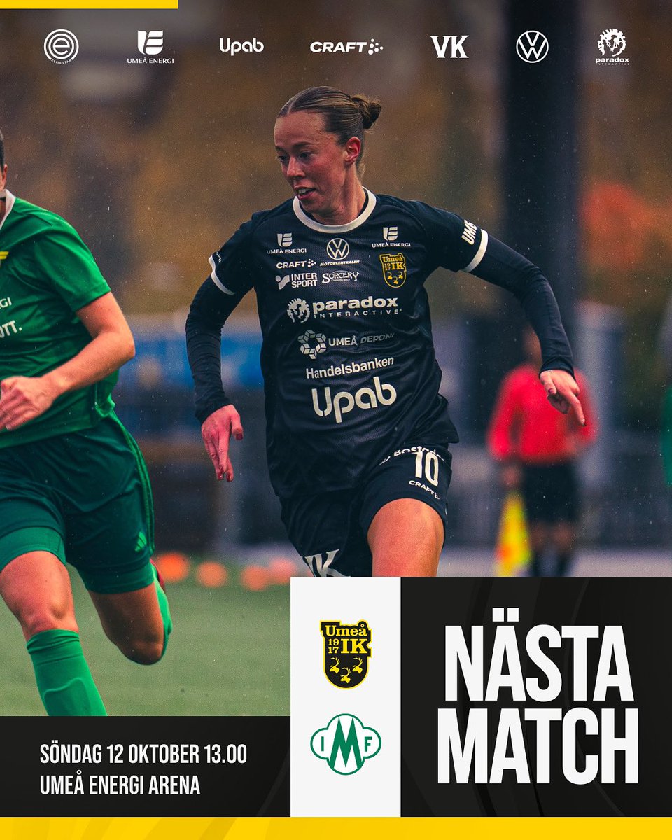 Hemmamatch <a href="/Umeaenergi/">Umeå Energi</a> arena på söndag!