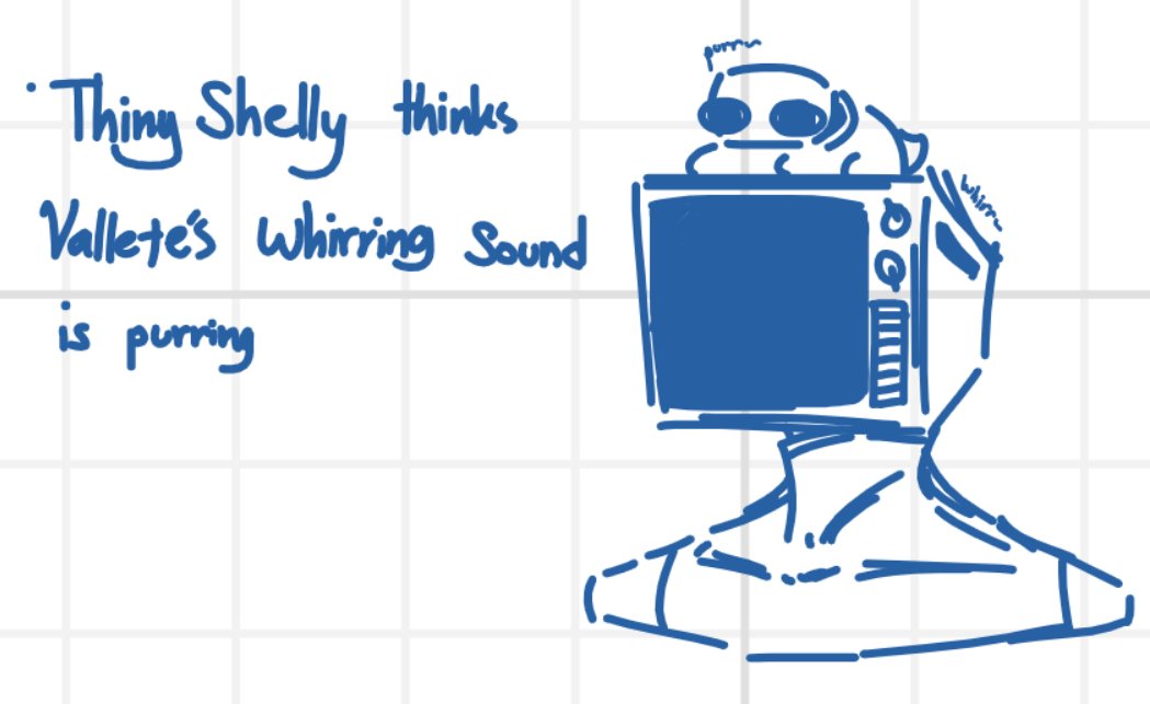 VFailure_B's tweet image. small doodles for Vallete week
and also my partner's version of vallete