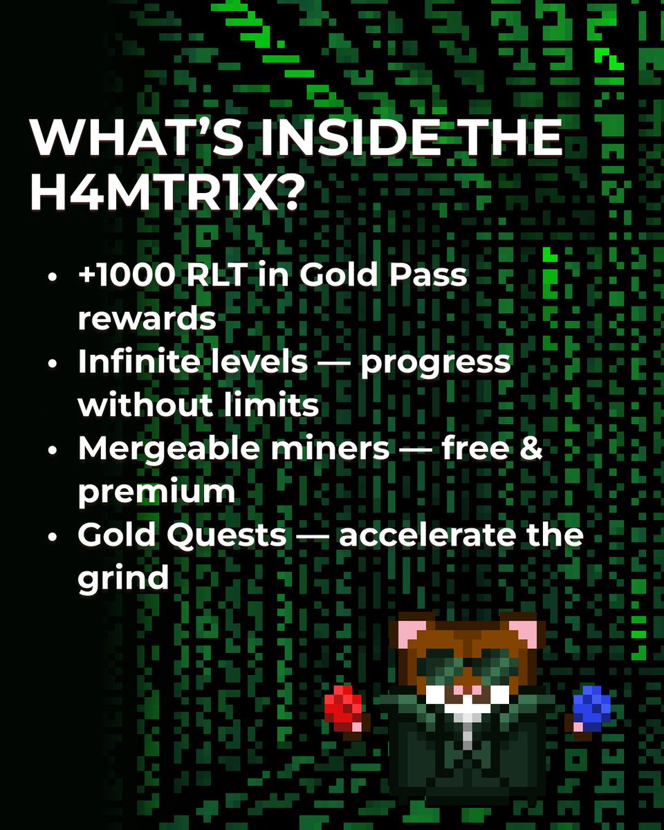 H4MTRIX has launched! and it is loaded with new rewards and chaos. 🌐

Ready to dive in? Step into the glitch and see what this season has in store for you 👇