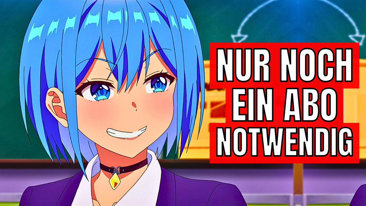 Neues Video!

Du brauchst jetzt nur noch Crunchyroll als Streaming Anbieter 

youtu.be/oA8a7zayq64

Teilen wäre MEGA!

Zuschauerfrage: Wo hast du überall ein Abo für Anime?