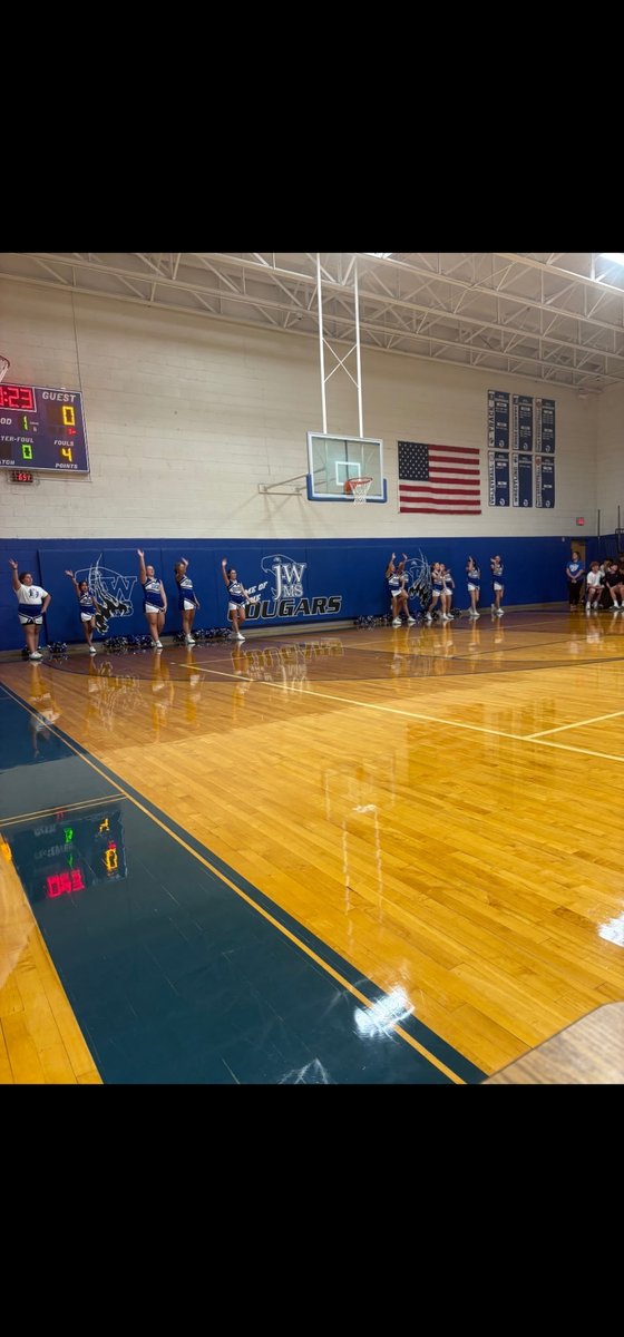 Our cheerleaders was getting our crowd and players hype during the game Tuesday night
##LetsGoCougars