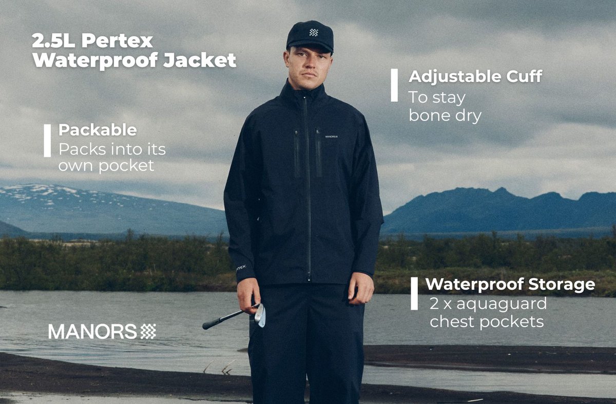 🌧️ Meet Your Weatherproof Essential

The NEW <a href="/manorsgolf/">Manors</a> 2.5L Pertex Waterproof Jacket packs small, performs big. 

Stay dry with Aquaguard pockets &amp; adjustable cuffs - and earn 5x Privilege Points when you gear up. 

Available in Elevated at Silvermere.