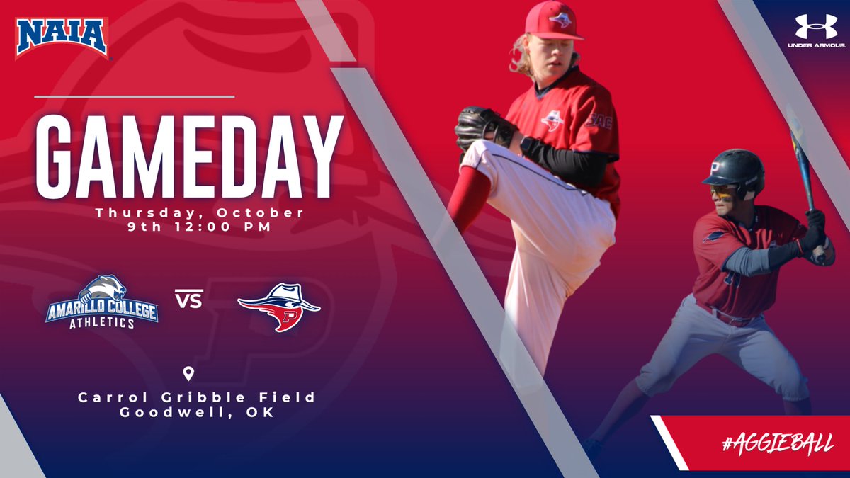 Come watch the Aggies play their first fall scrimmage of the year at 12 pm today.

🆚: Amarillo College
⏰: 12:00 pm
📍: Goodwell, OK
🏟️: The Grib
🎟️: Free