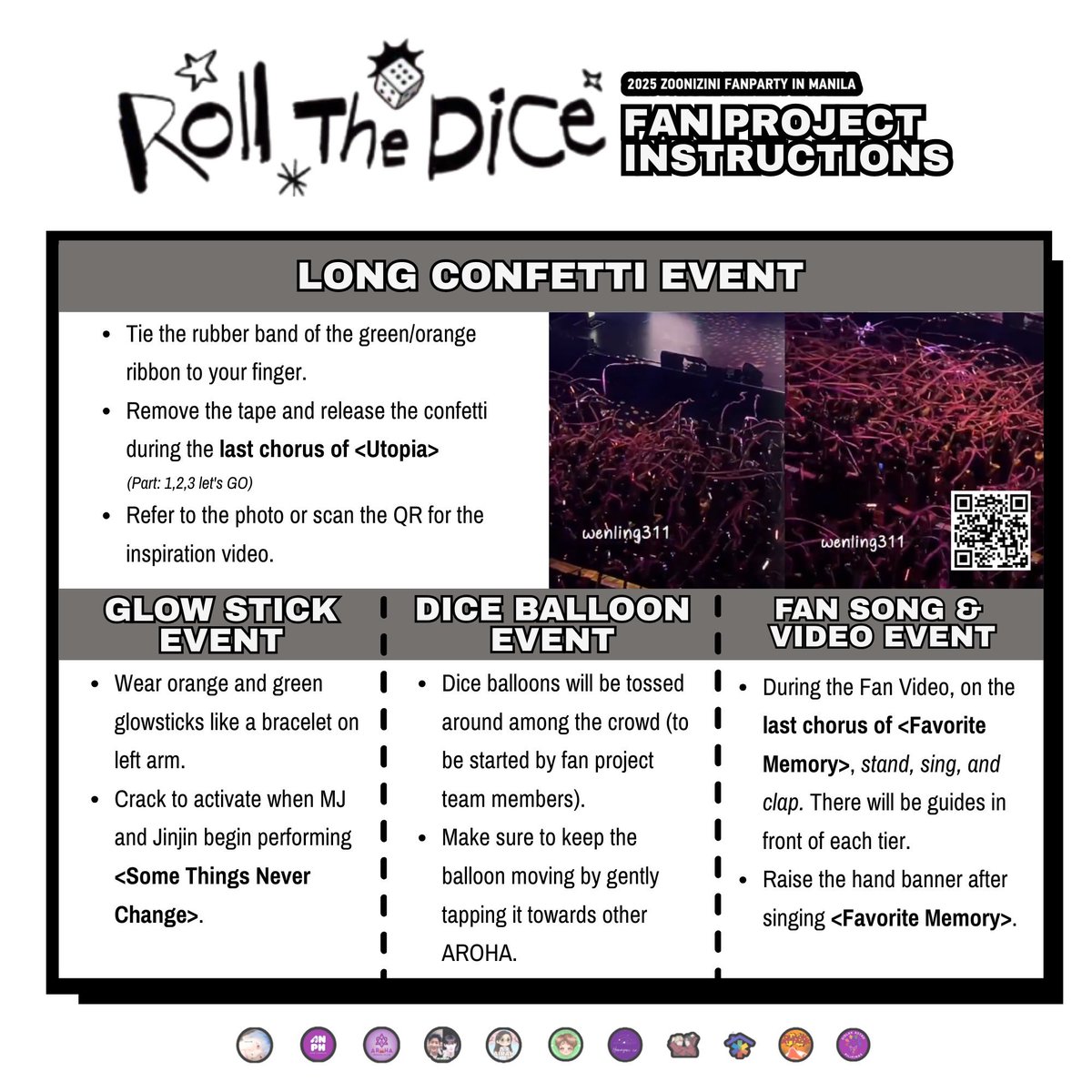sidlakastro_ph's tweet photo. The wait is almost over, FILO AROHAS! 🇵🇭💜

Here's your complete guide to all the love, colors, and surprises we’re preparing for #ZOONIZINI #RollTheDiceinManila! ✨

Be part of the project, join the fun, and create a concert experience they’ll never forget! 💚🧡

#ASTRO #AROHA https://t.co/wras49mf8V