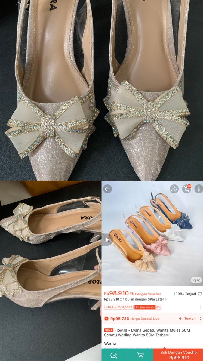 jeejexv32's tweet photo. wts jual sandal sepatu heels kondangan pesta ukuran 36, masih baru belum pernah dipake sama sekali, warna gold, harga 50k aja bisa oren
#zonauang #zonajajan https://t.co/TFXj2cSKNv