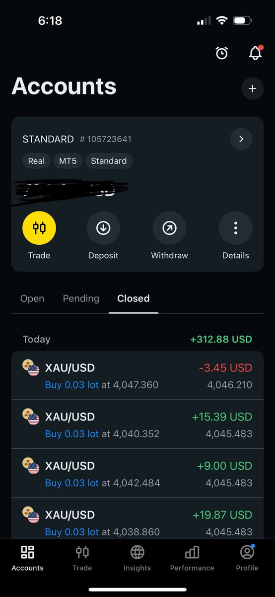 saurabhlad6's tweet image. @365ForexTrader 

#TRADE2 BTC team connect 

#TRADE3 gold live
Done for the day
Thank you ✌️