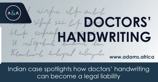 go_legal's tweet image. The High Court in India ruled that doctors must write legible prescriptions, linking clarity in medical records to patients’ right to life. @AdamsAdamslaw #medicalmalpractice #court #prescriptions #doctor #judgment #Liability 
golegal.co.za/doctor-handwri…